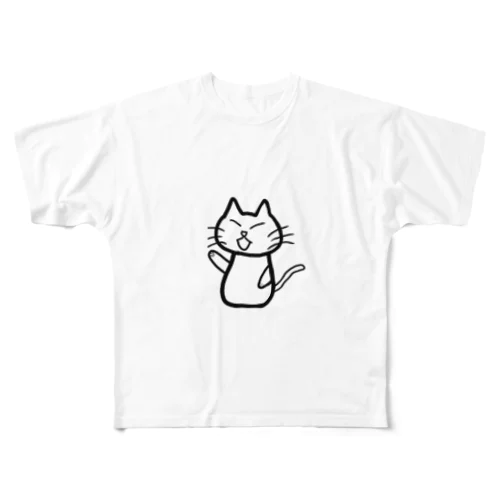 CAT of DUTY フルグラフィックTシャツ