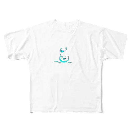 ネズミくん フルグラフィックTシャツ