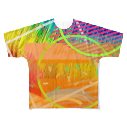 カラフルレインボーなやつ All-Over Print T-Shirt