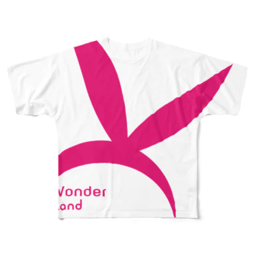 Wonder Land フルグラフィックTシャツ