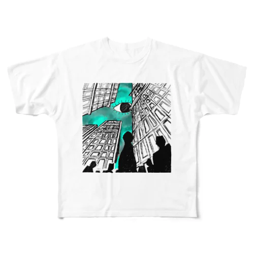 escape All-Over Print T-Shirt