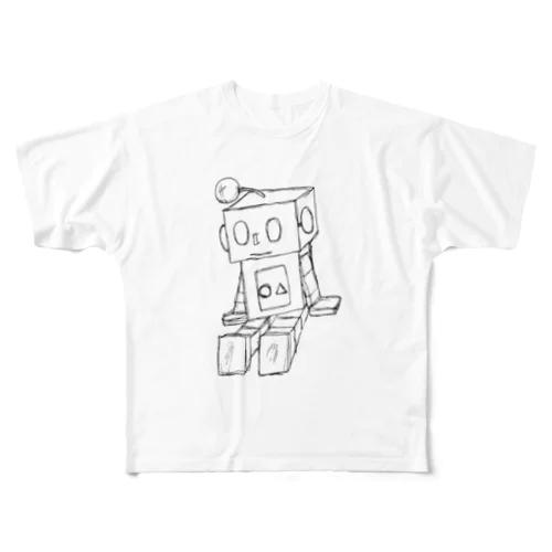 ぼくのロボット フルグラフィックTシャツ