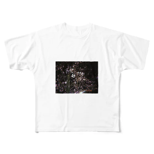 夜桜 All-Over Print T-Shirt