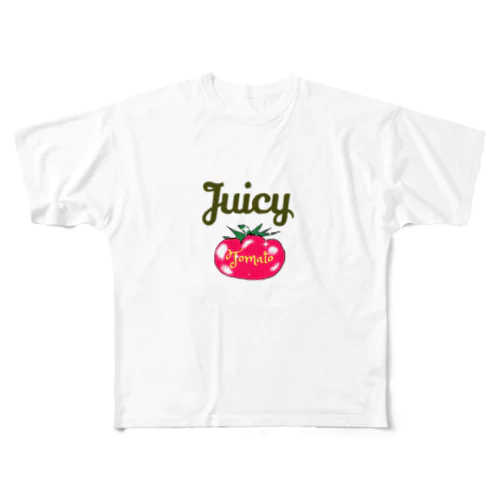 ジューシートマト フルグラフィックTシャツ