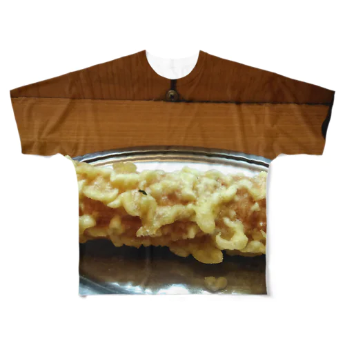 竹輪磯辺揚げ All-Over Print T-Shirt