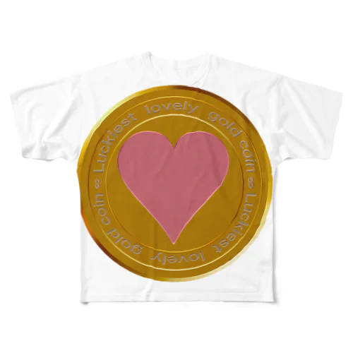 Ｌｏｖｅ ｃｏｉｎ フルグラフィックTシャツ