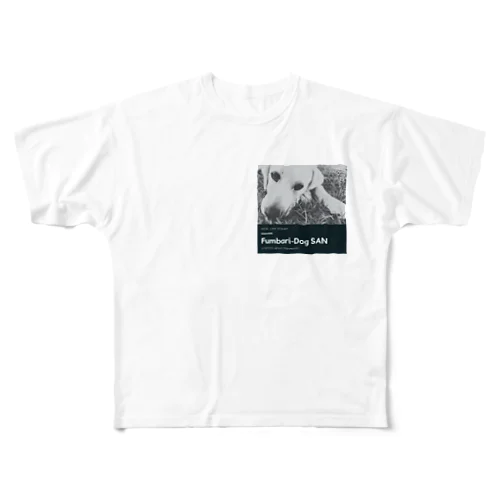 Fumbari-Dog SAN フルグラフィックTシャツ