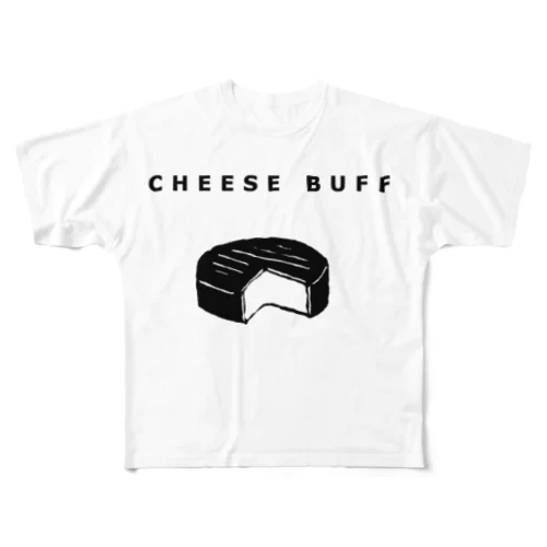CHEESE　BUFF＜チーズ愛好家＞ All-Over Print T-Shirt