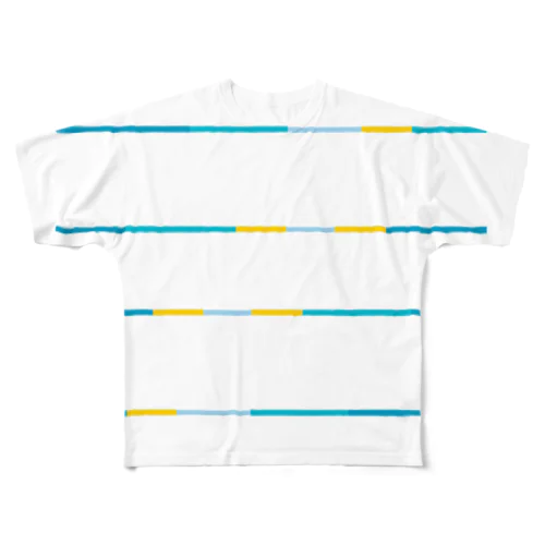 LINE_a All-Over Print T-Shirt