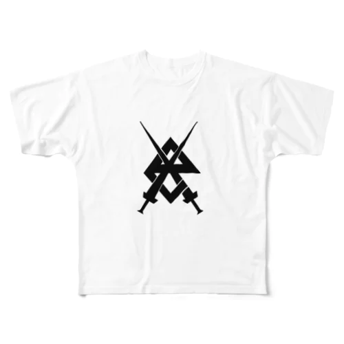 X e-sports  フルグラフィックTシャツ