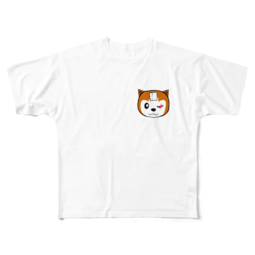 【原価販売】チャタローＡタイプ フルグラフィックTシャツ