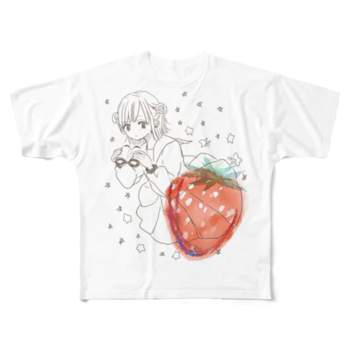 四六時中君を見ているよ All-Over Print T-Shirt