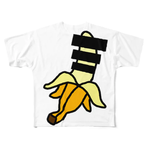 wo,co. Banana フルグラフィックTシャツ