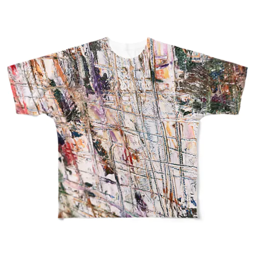 vertical All-Over Print T-Shirt