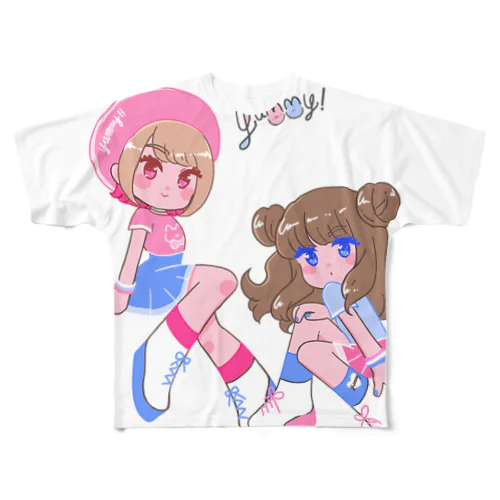 みほみかフルグラTシャツ フルグラフィックTシャツ