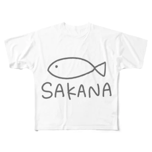 SAKANA All-Over Print T-Shirt