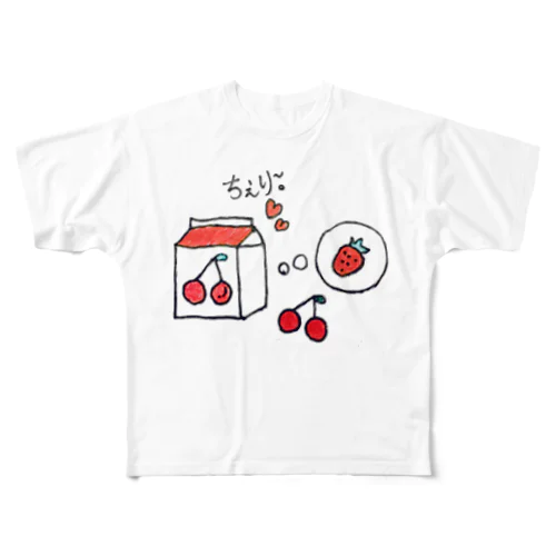 ちぇりー All-Over Print T-Shirt