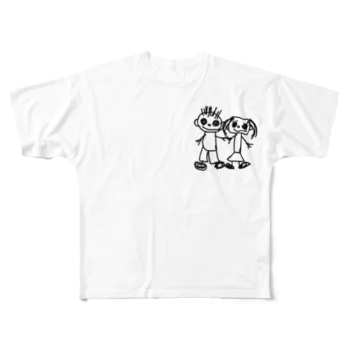 Boy&Girl All-Over Print T-Shirt