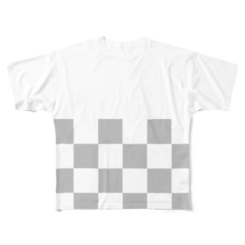 透過処理ａ All-Over Print T-Shirt