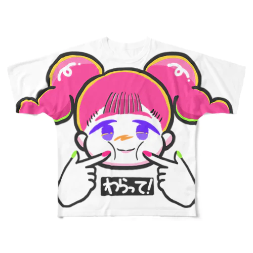 わらってももこちゃん フルグラフィックTシャツ