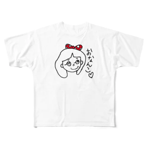 おなんこ。 フルグラフィックTシャツ