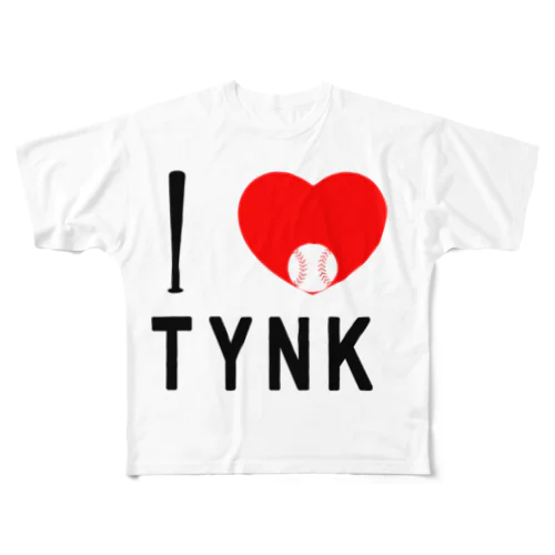 l Love ToYoNaKa フルグラフィックTシャツ