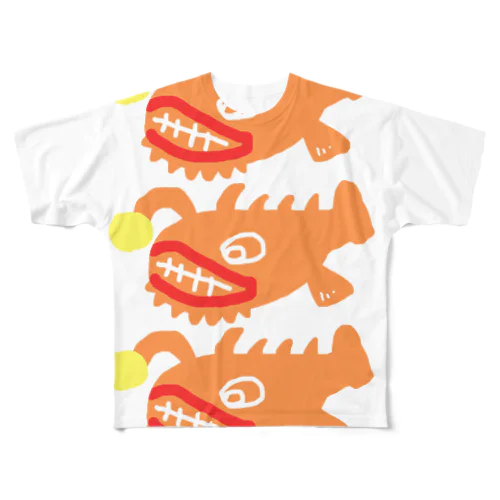 アンコウサン All-Over Print T-Shirt