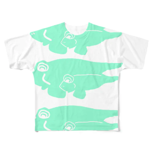 ジュゴンサン All-Over Print T-Shirt