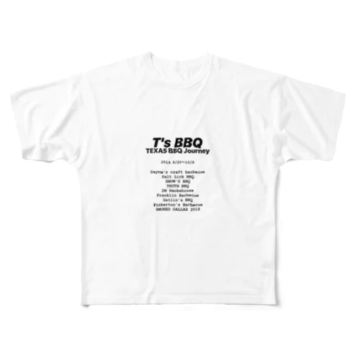 TEXAS BBQ  Journey All-Over Print T-Shirt