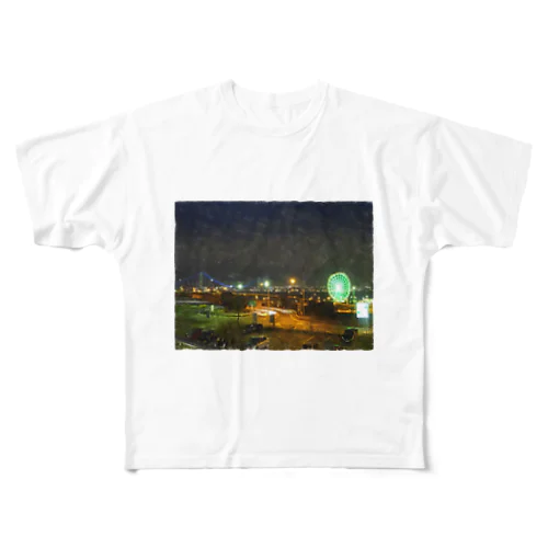 淡路からの景色 All-Over Print T-Shirt