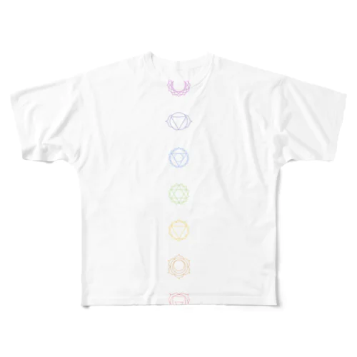 チャクラ All-Over Print T-Shirt