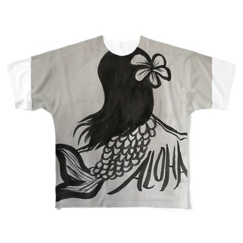 ALOHAちゃん All-Over Print T-Shirt