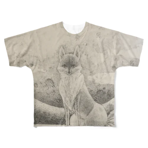 九尾狐 All-Over Print T-Shirt