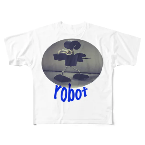 ロボットくん フルグラフィックTシャツ