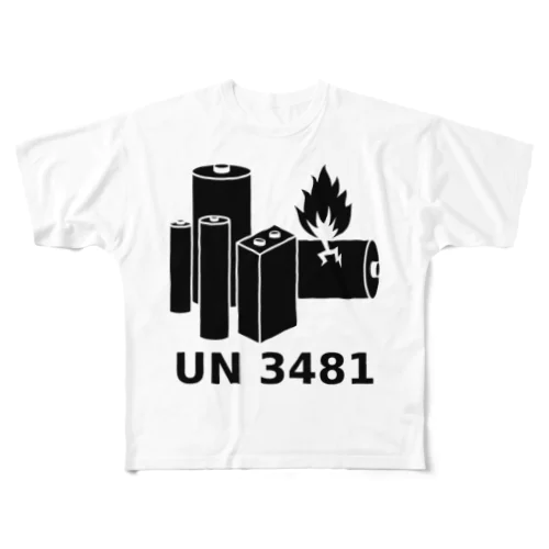 UN3481 フルグラフィックTシャツ