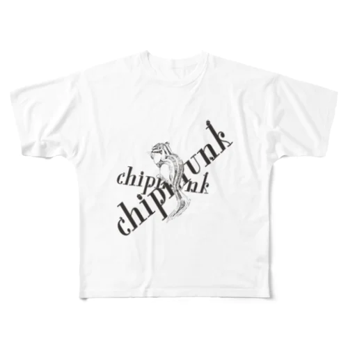 chipmunk-chipmunk フルグラフィックTシャツ