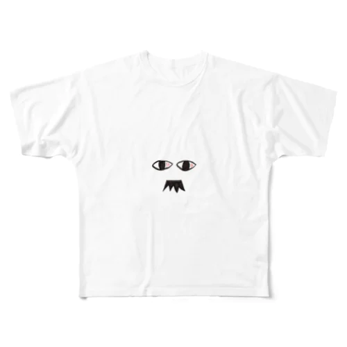 髭おじさん All-Over Print T-Shirt