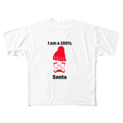 サンタクロース100% All-Over Print T-Shirt