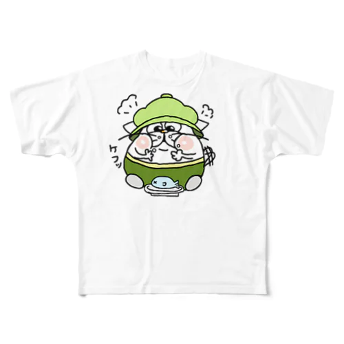 もち吉(仮)のケふっなグッズ All-Over Print T-Shirt