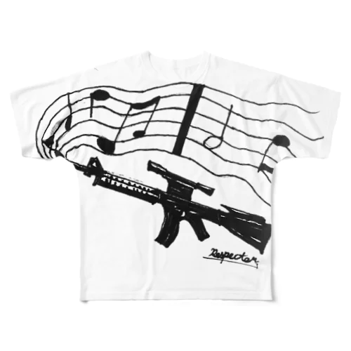 Respecterシリーズ All-Over Print T-Shirt