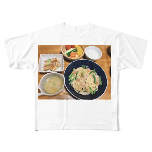 stripe☆strike All-Over Print T-Shirt
