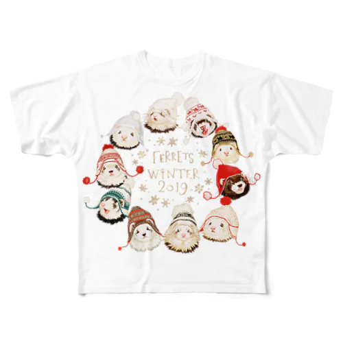 Winterferrets2019 All-Over Print T-Shirt