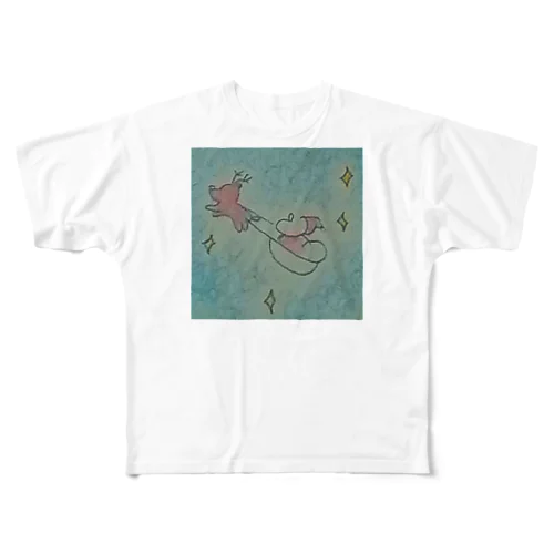 Silent  X'mas All-Over Print T-Shirt