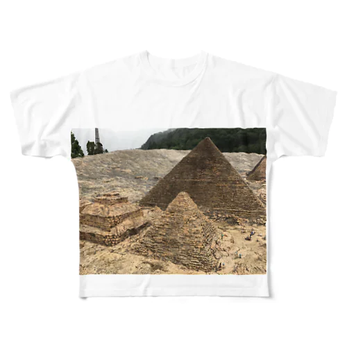 ピラミッド フルグラフィックTシャツ
