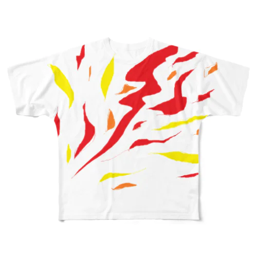 たき火 All-Over Print T-Shirt