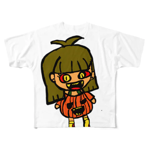 ミセスパンプキン All-Over Print T-Shirt