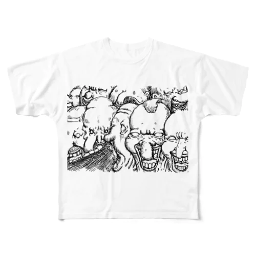 フルスマイル All-Over Print T-Shirt