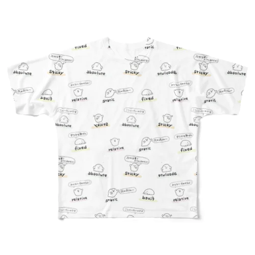 positionズ All-Over Print T-Shirt