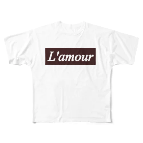 LOVE LOGO All-Over Print T-Shirt