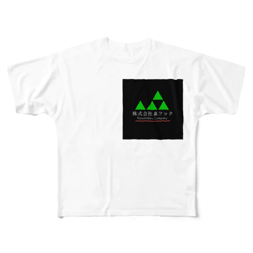 株式会社鼻フック　ロゴマーク All-Over Print T-Shirt